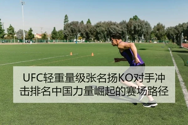 UFC轻重量级张名扬KO对手冲击排名中国力量崛起的赛场路径